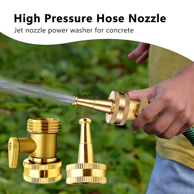 2pcs/set Brass Garden Hose Noz - Nozzle Brass 评论和价格