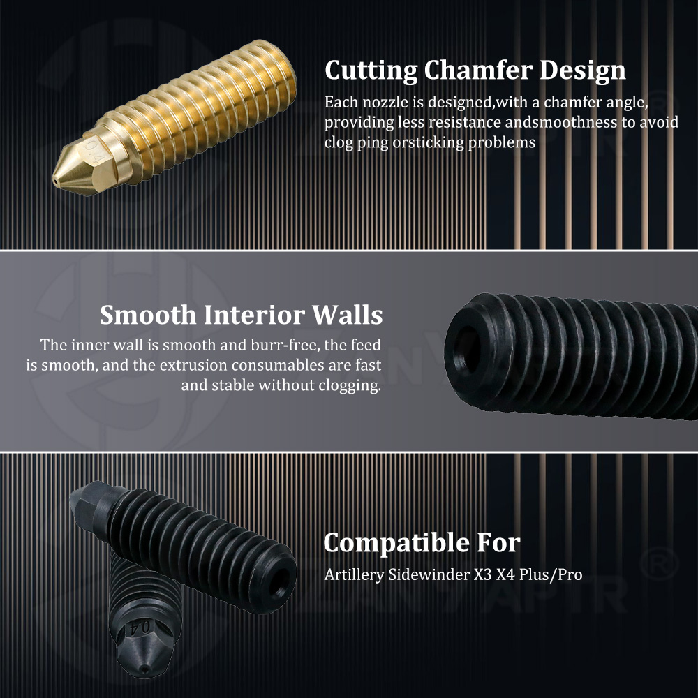 1-5 Pcs Nozzle For Artillery S - Hotend 0.4Mm 评论和价格