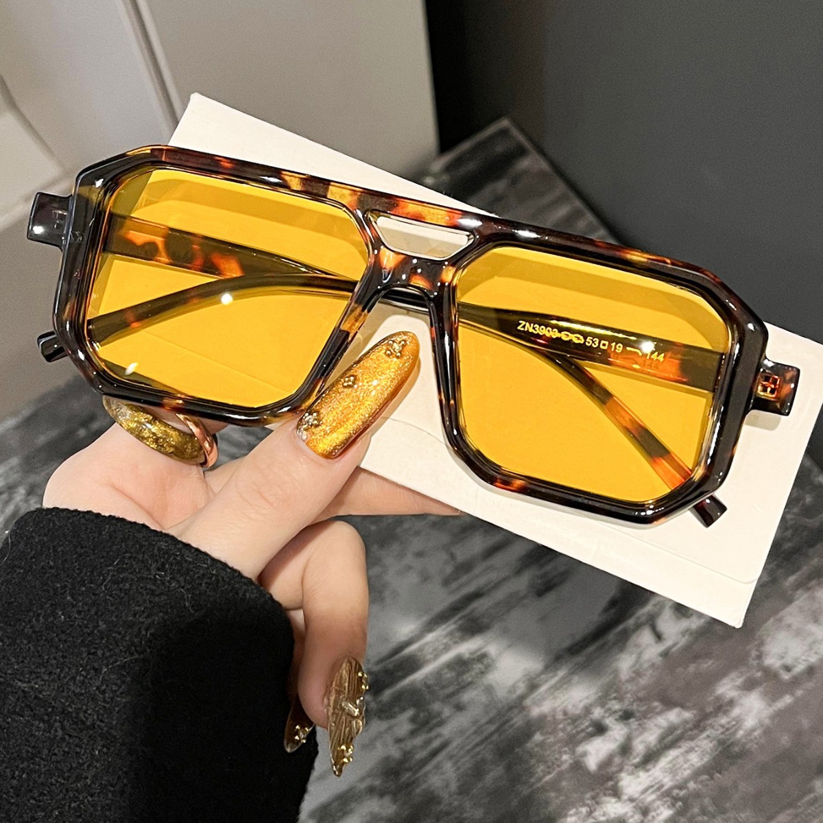 New Retro Square Double Beam S - Uv Resin 评论和价格