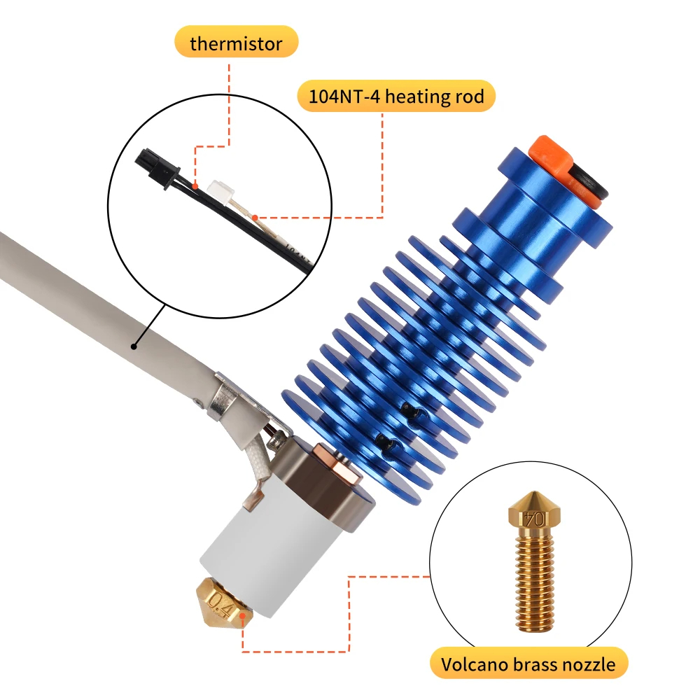 Volcano Hotend Kit 24V 60W E3D - Corexy 3D Printer Kit 评论和价格