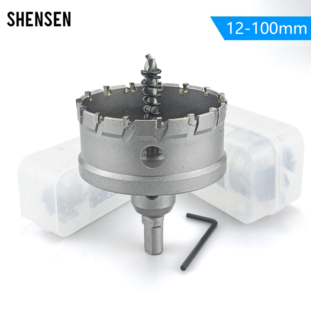 1Pc 12-100mm TCT Hole Saw Tung - Nozzle Tungsten 评论和价格