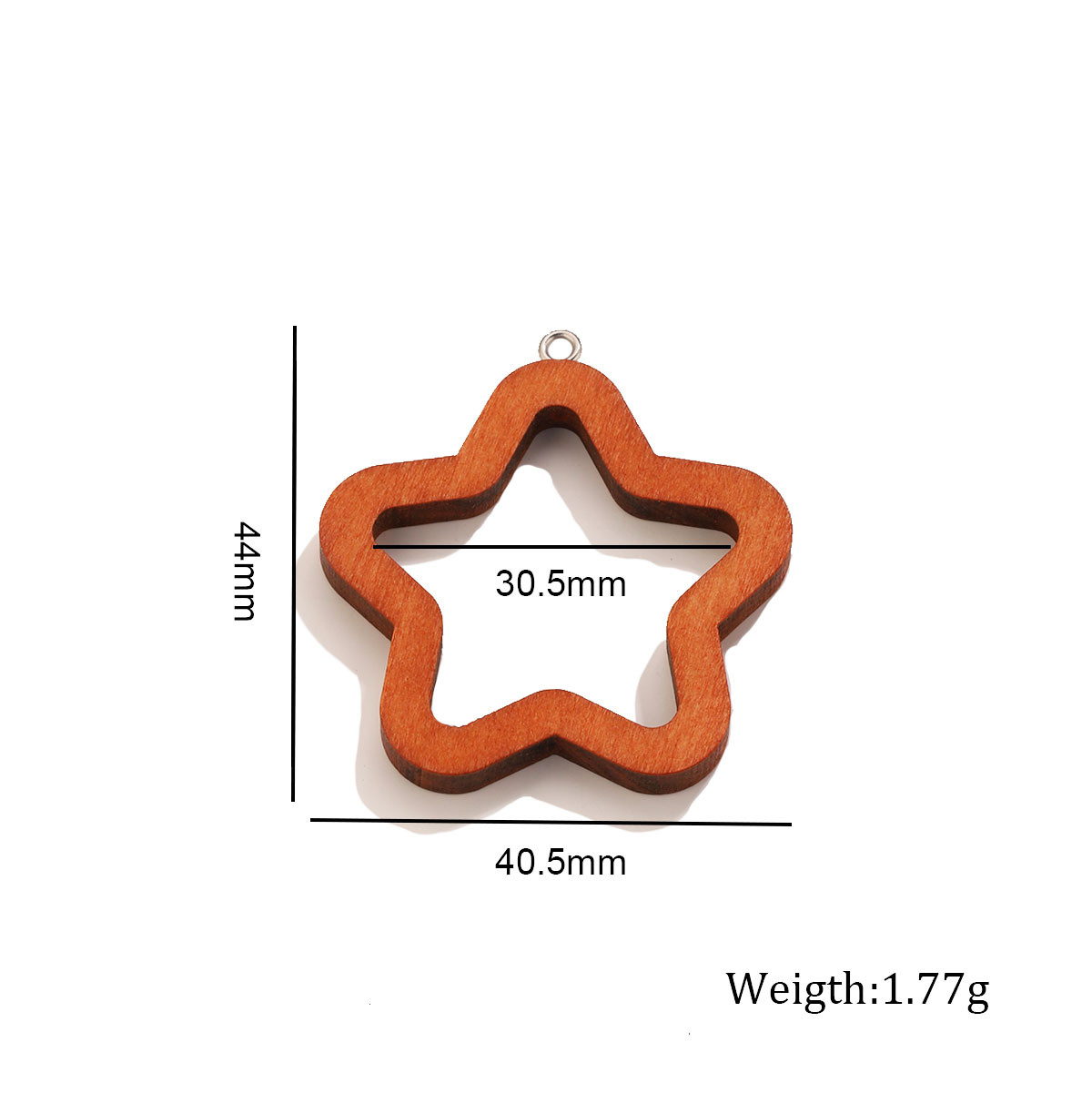 10PCS Triangle Rectangle Wood  - Uv Resin 评论和价格
